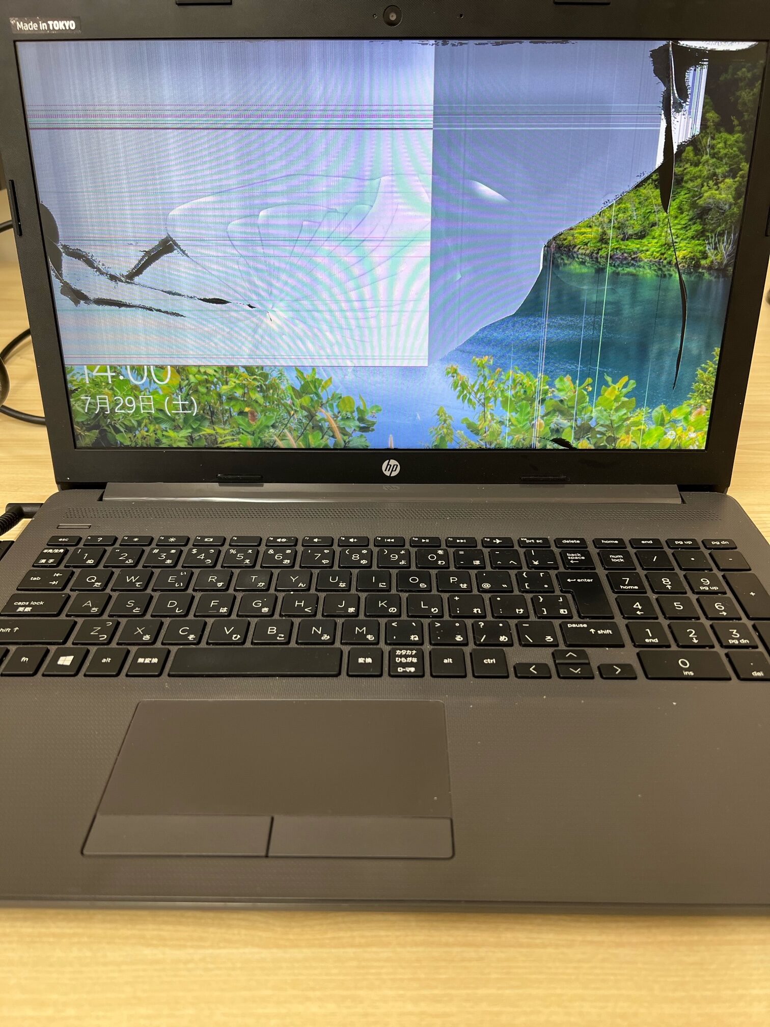 HP 250 G7/CT Notebook PC スタンダードノート-Eモデル液晶パネル交換