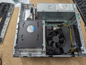 HP ProDesk 600 G5 SFFのSSD換装ドライブコピーとメモリ増設しました